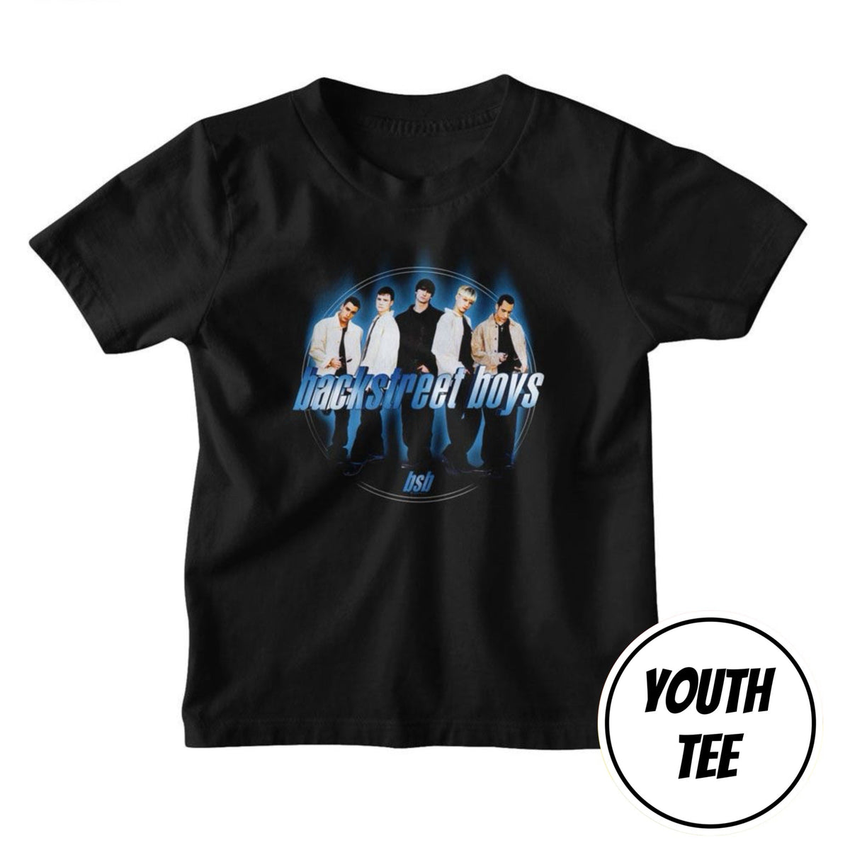 Youth Backstreet Boys Blue Circle T-Shirt product image 1