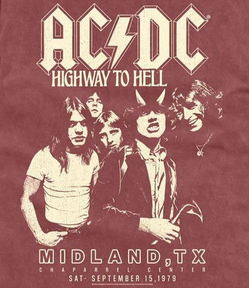 ACDC Highway to Hell Texas Comfort Colors T-Shirt product image 2