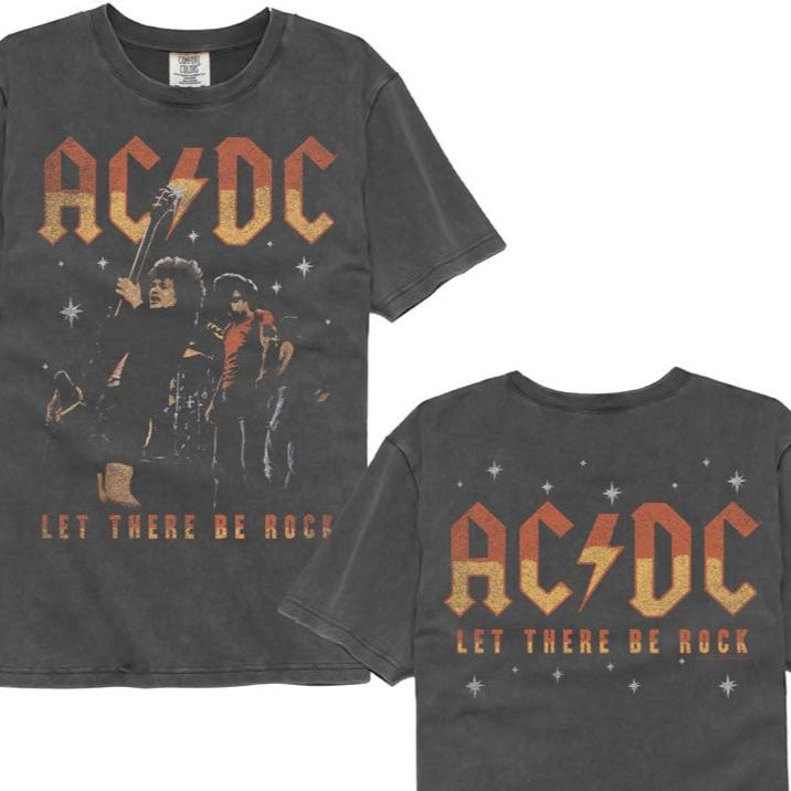 ACDC Let There Be Rock FB Comfort Colors T-Shirt product image 2