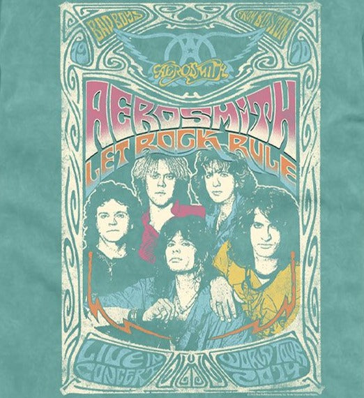 Aerosmith Let Rock Rule Comfort Colors T-Shirt product image 2