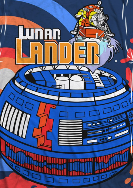 Atari Lunar Landing Sublimated T-Shirt product image 3