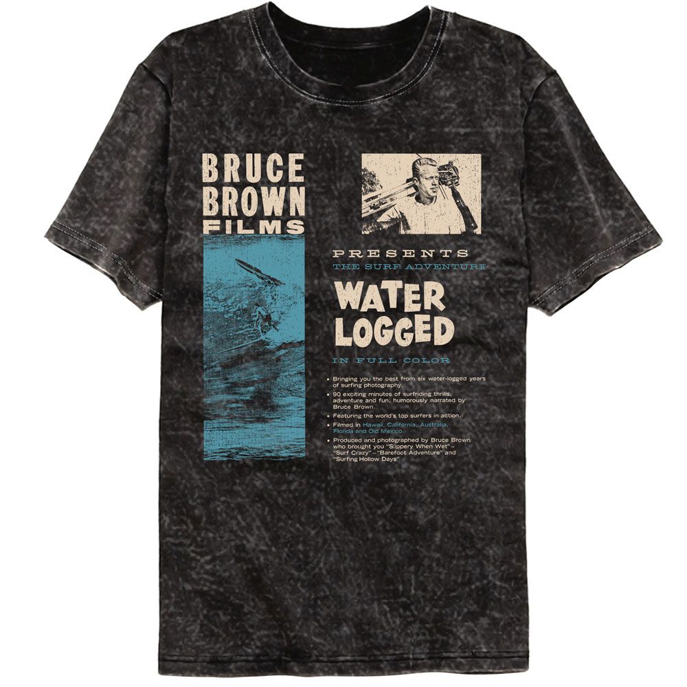 Bruce Brown Films Water Logged Mineral Wash T-Shirt product image 1