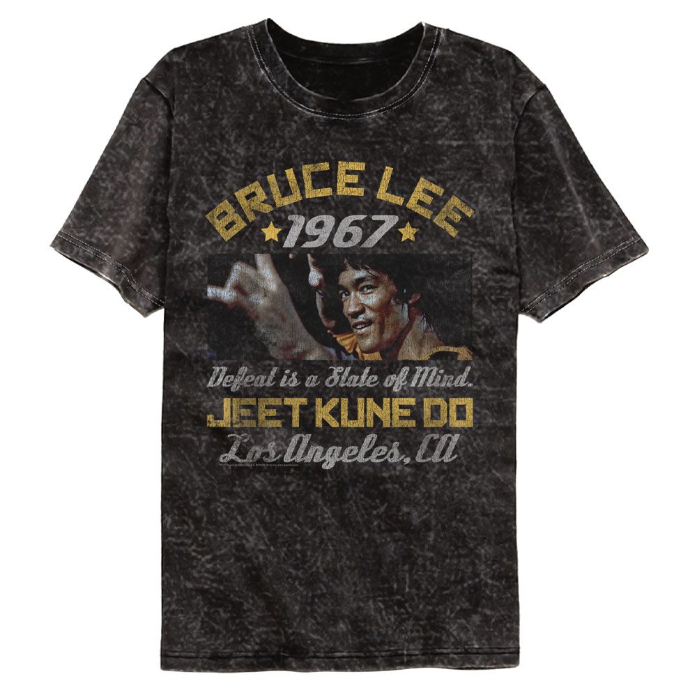 Bruce Lee Box Smirk Mineral Wash T-Shirt product image 1
