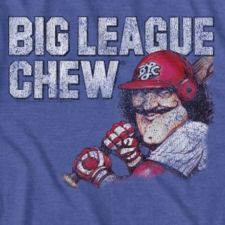 Big League Chew Vintage Moustache W Distress T-Shirt product image 2