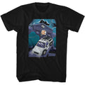 Back To The Future Cartoon Doc and Clock Tower T-Shirt product image 1