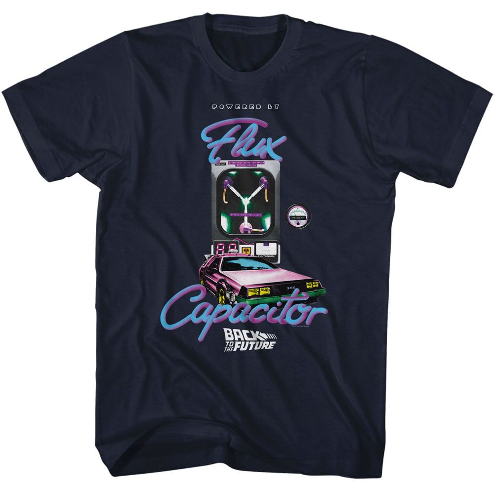 Back To The Future Powered By Flux Capacitor T-Shirt product image 1