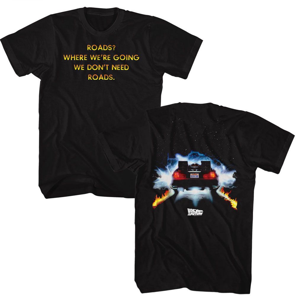 Back To The Future Roads T-Shirt product image 1