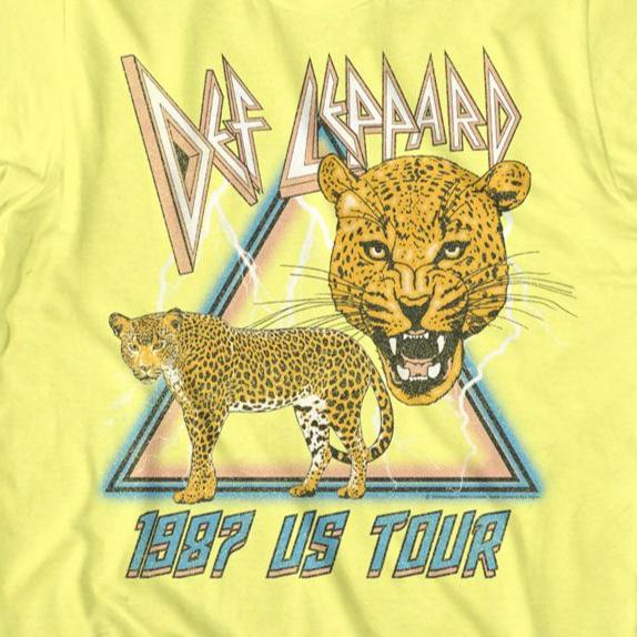 Def Leppard 1987 Lightning And Leopards 2 T-Shirt product image 2