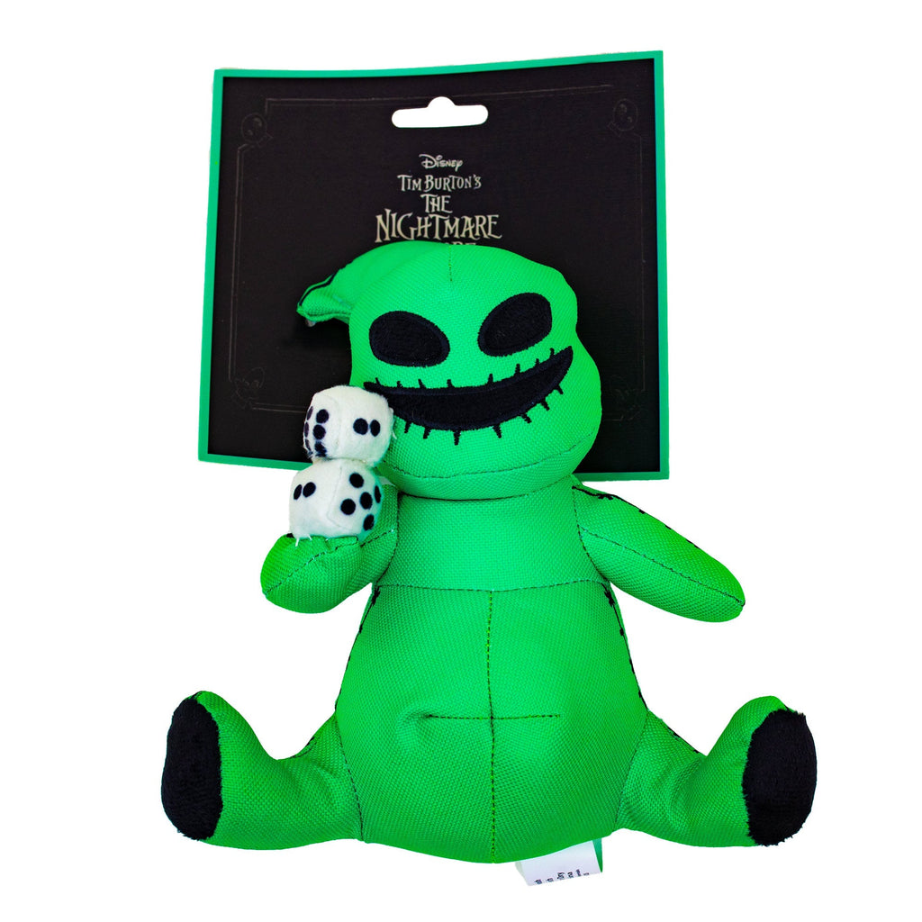The Nightmare Before Christmas Oogie Boogie Dice Sitting Plush Squeaker Dog Toy