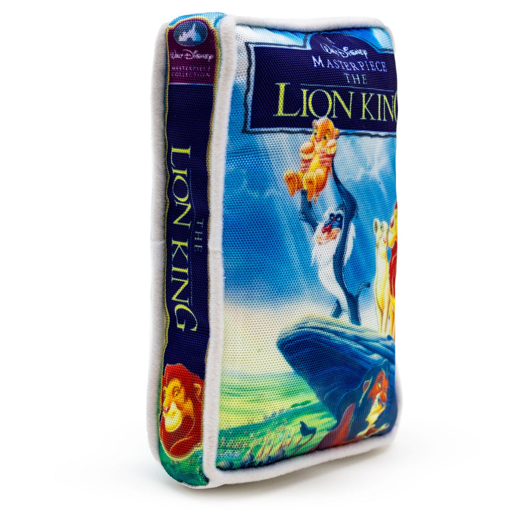 Disney The Lion King VHS Tape Replica Plush Squeaker Dog Toy