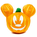 Disney Halloween Mickey Mouse Pumpkin Face Plush Squeaker Dog Toy