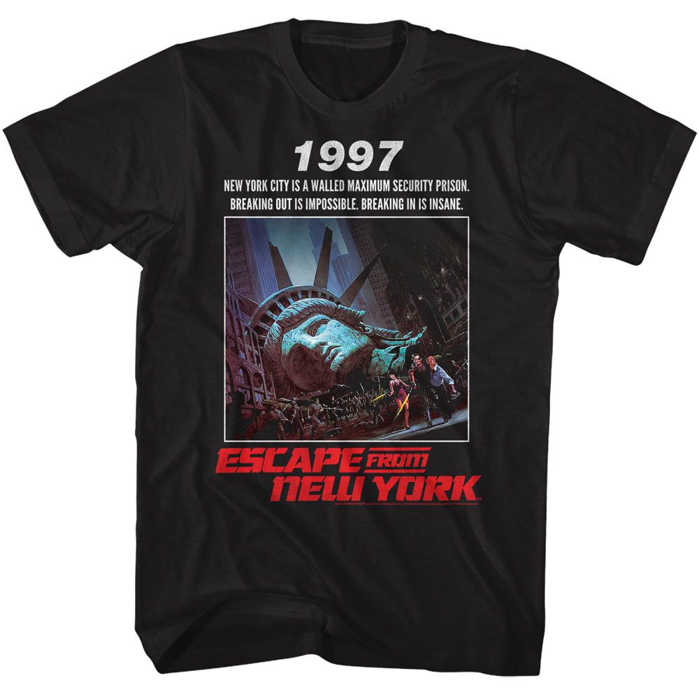 Escape From New York 1997 Poster Statement T-Shirt