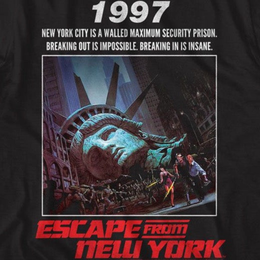 Escape From New York 1997 Poster Statement T-Shirt