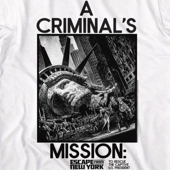 Escape From New York A Criminals Mission T-Shirt product image 2