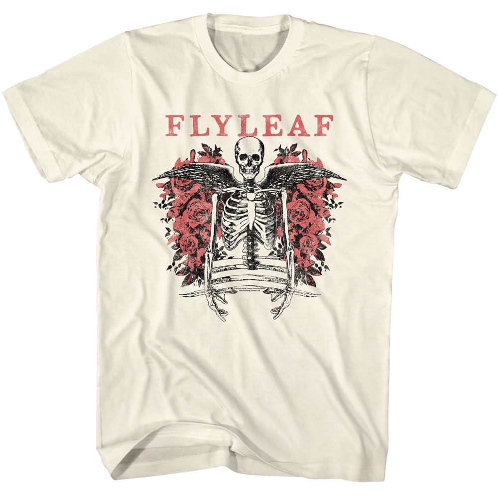 Fly Leaf Winged Skeleton T-Shirt product image 1