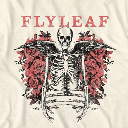 Fly Leaf Winged Skeleton T-Shirt product image 2