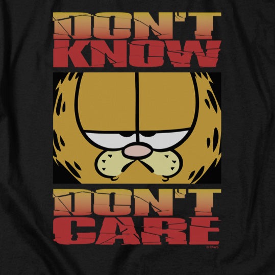 Garfield Don't Know Care T-Shirt product image 2