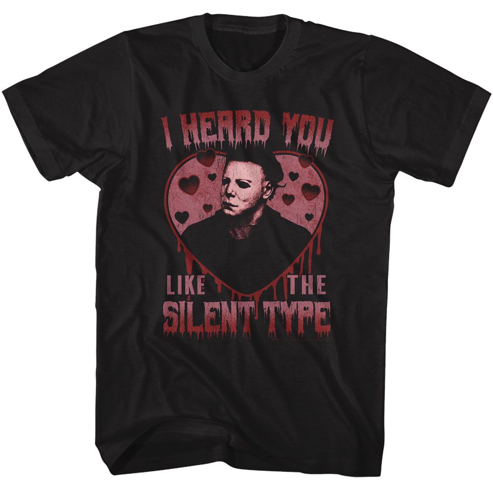 Halloween Silent Type Heart T-Shirt product image 1