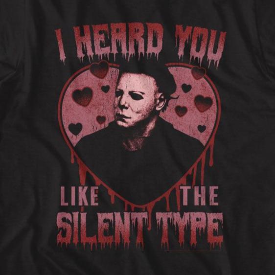 Halloween Silent Type Heart T-Shirt product image 2