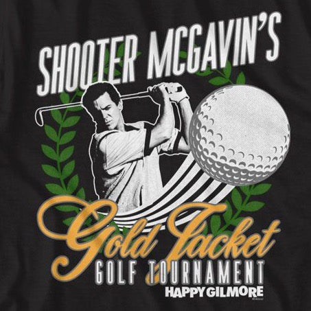 Happy Gilmore Gold Jacket Tournament T-Shirt product image 2