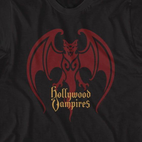 Hollywood Vampires Bat Logo T-Shirt product image 2