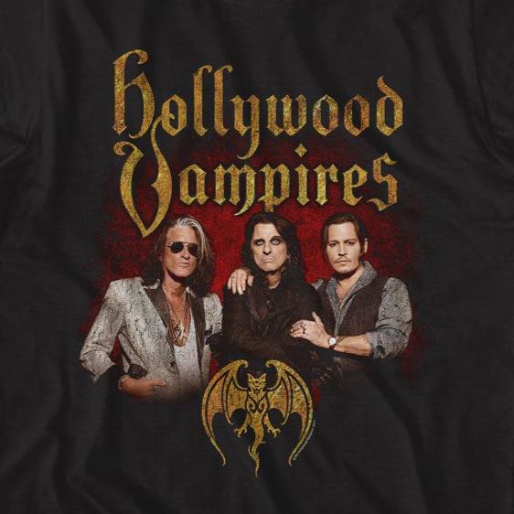 Hollywood Vampires Band Photo T-Shirt product image 2