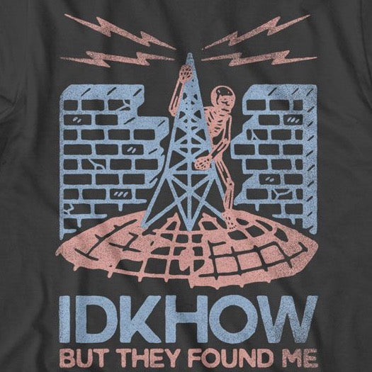 Idkhow Radio Skeleton T-Shirt product image 2