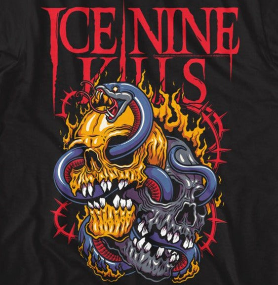 Ice Nine Kills Snake Skulls T-Shirt product image 2