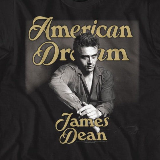 James Dean Gold Text T-Shirt product image 2