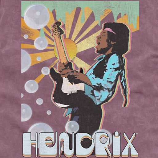 Jimi Hendrix Bubbles Comfort Colors T-Shirt product image 2