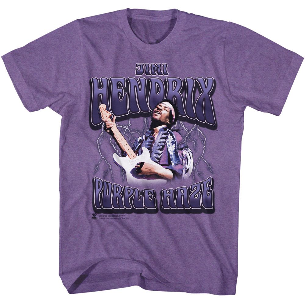 Jimi Hendrix Purple Haze Lightning T-Shirt product image 1