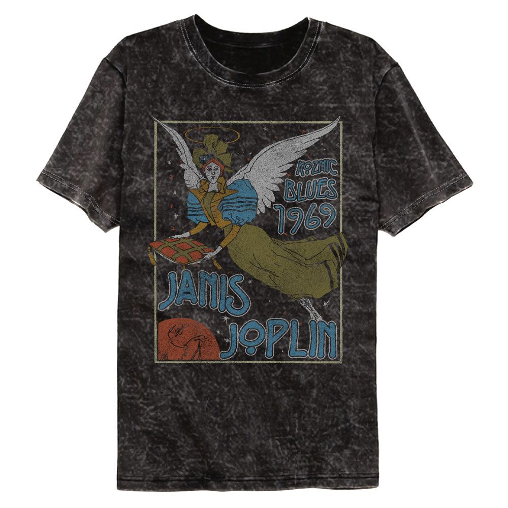 Janis Joplin Nouveau Angel Mineral Wash T-Shirt product image 1