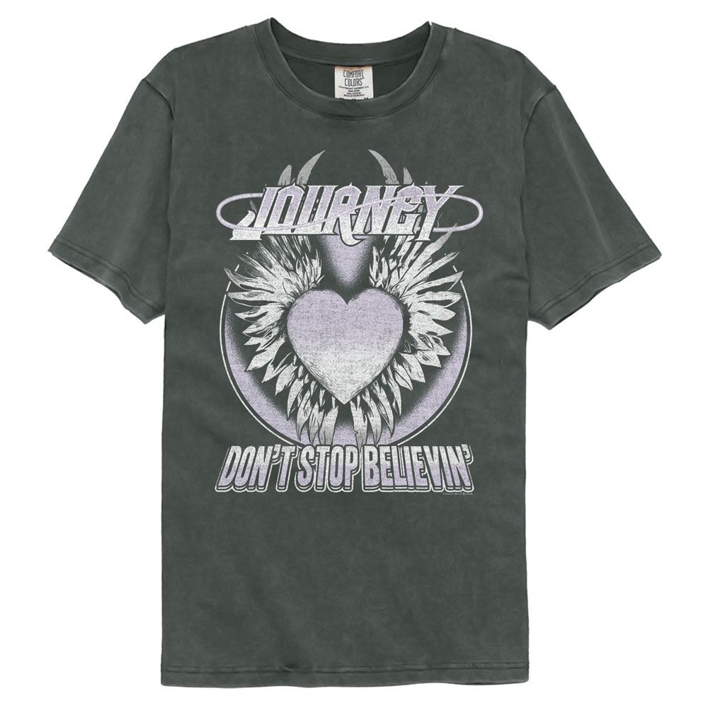Journey Don't Stop Believin' Heart Comfort Colors T-Shirt product image 1