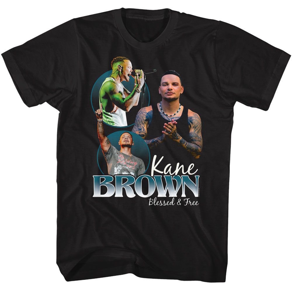 Kane Brown Blessed And Free Collage T-Shirt product image 1