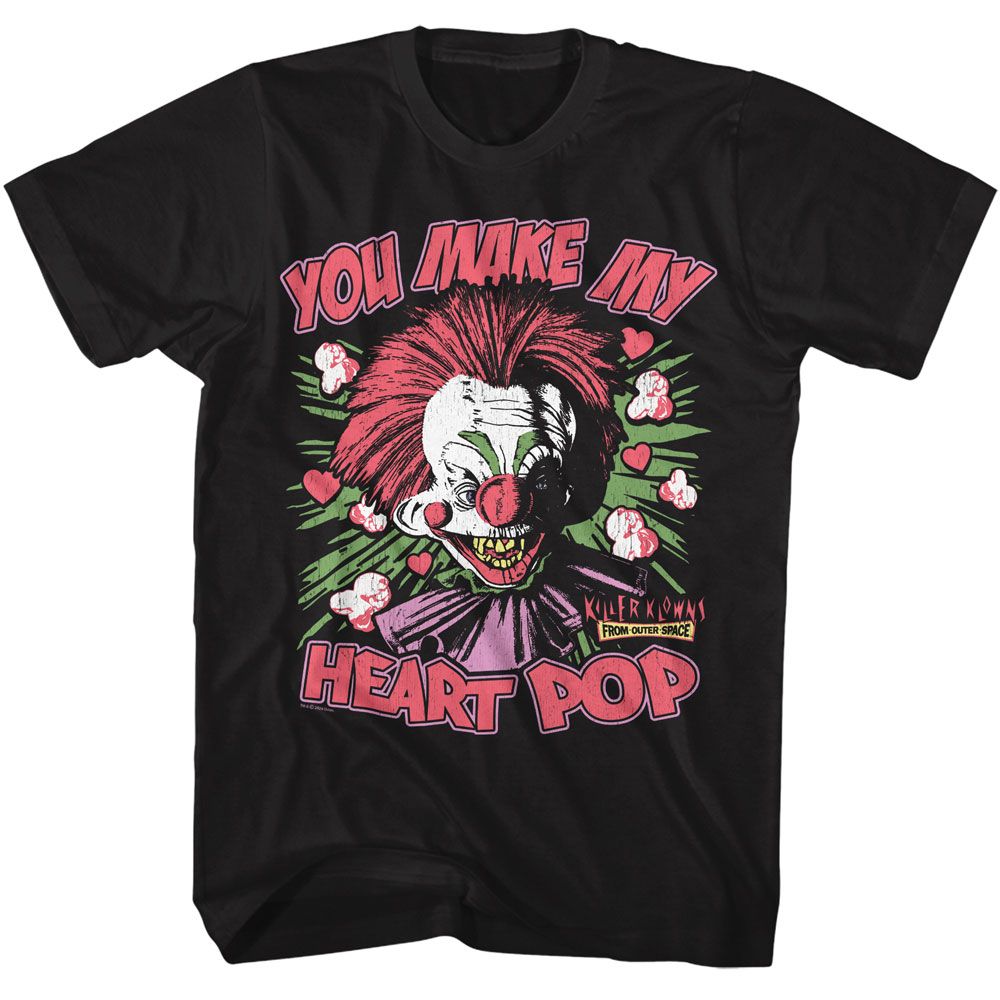 Killer Klowns Heart Pop T-Shirt product image 1