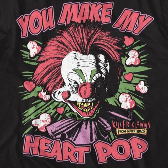 Killer Klowns Heart Pop T-Shirt product image 2