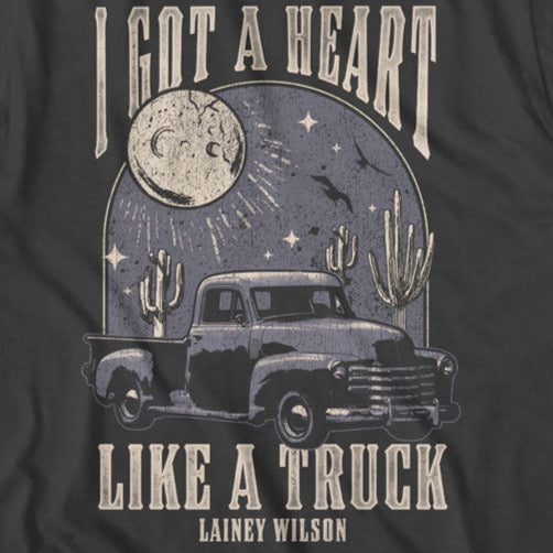 Lainey Wilson Heart Like A Truck T-Shirt product image 2