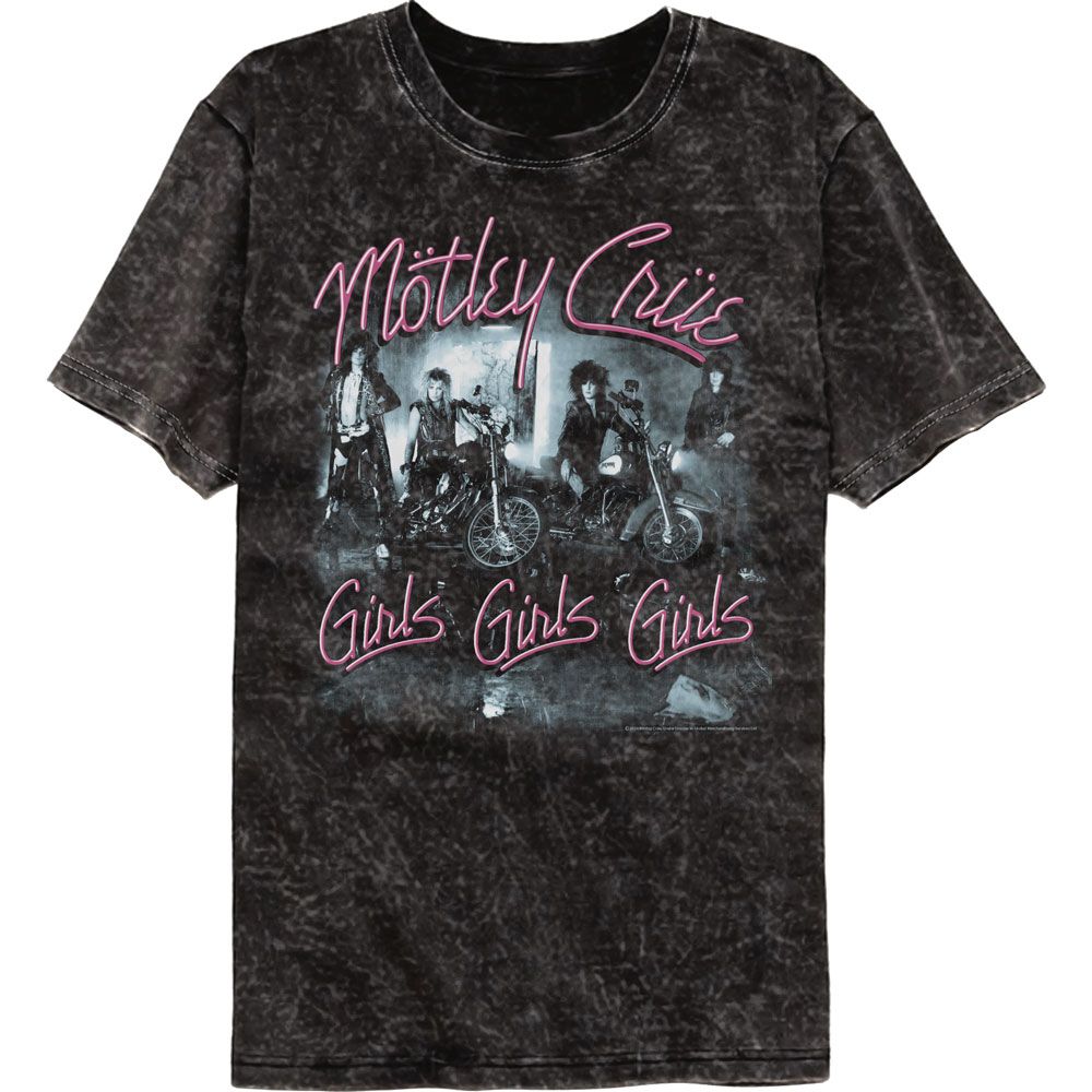 Motley Crue Girls Mineral Wash T-Shirt product image 1