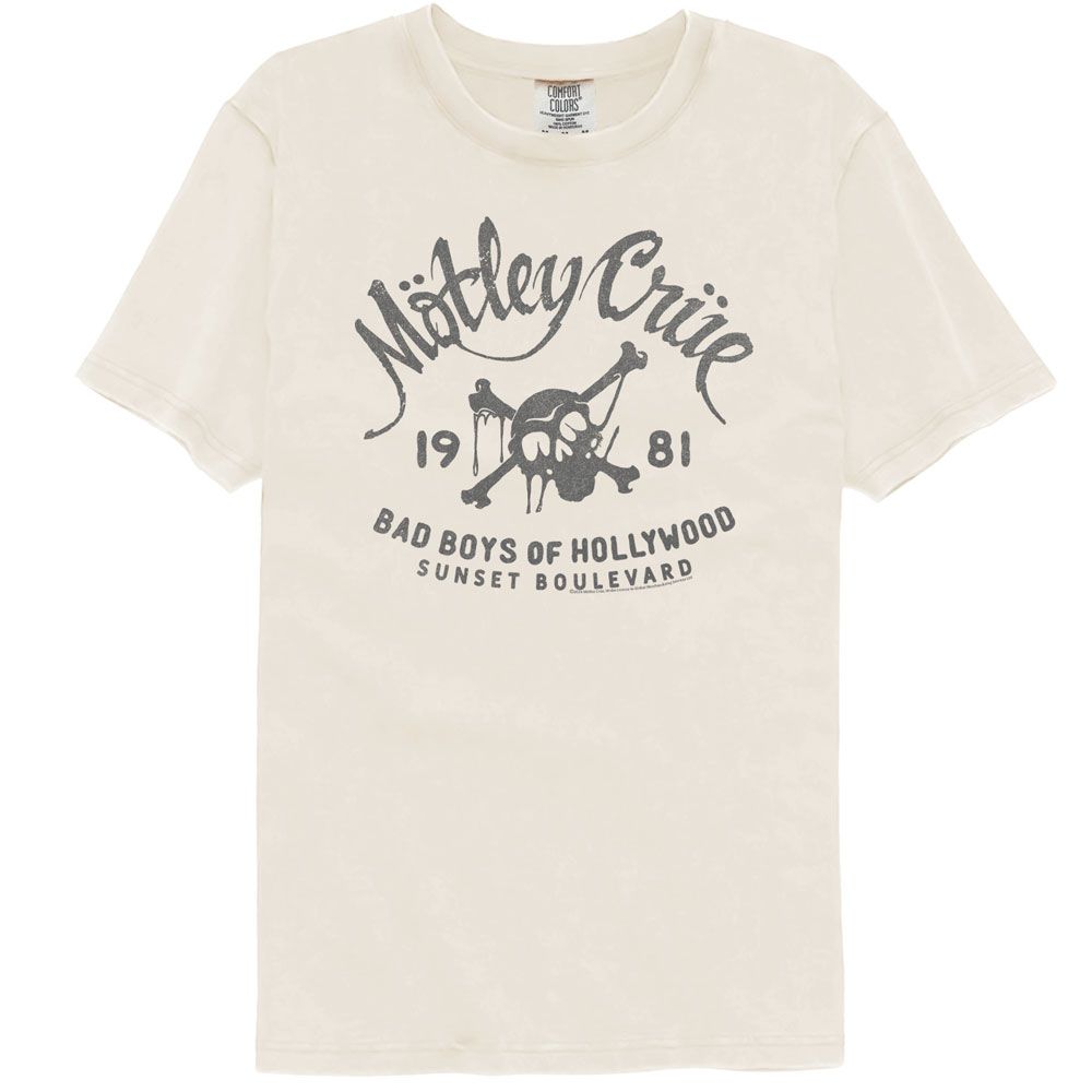 Motley Crue Bad Boys 1981 Comfort Colors T-Shirt product image 1