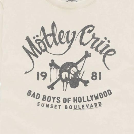 Motley Crue Bad Boys 1981 Comfort Colors T-Shirt product image 2