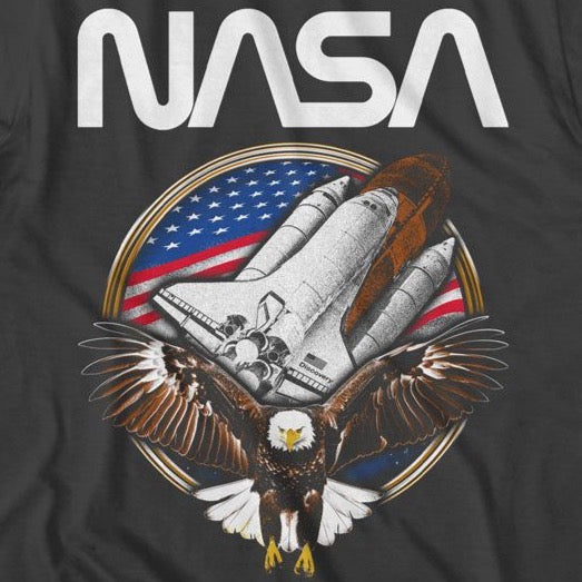 NASA Eagle And Shuttle T-Shirt product image 2