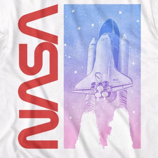 NASA Shuttle In Flight T-Shirt product image 2