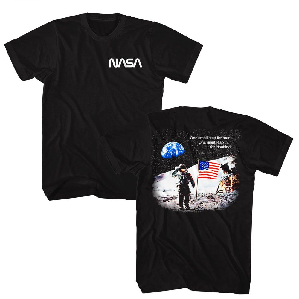 NASA Moon Landing Flag T-Shirt product image 1
