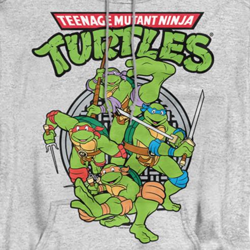 Teenage Mutant Ninja Turtles TMNT Group Heather Pullover product image 2