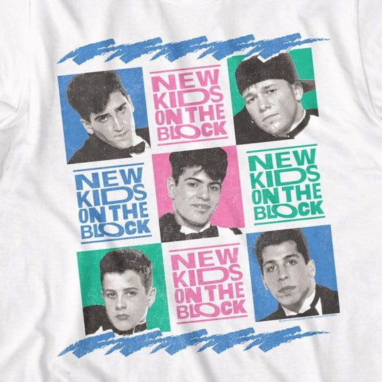 New Kids On The Block Tricolor Squares T-Shirt product image 2