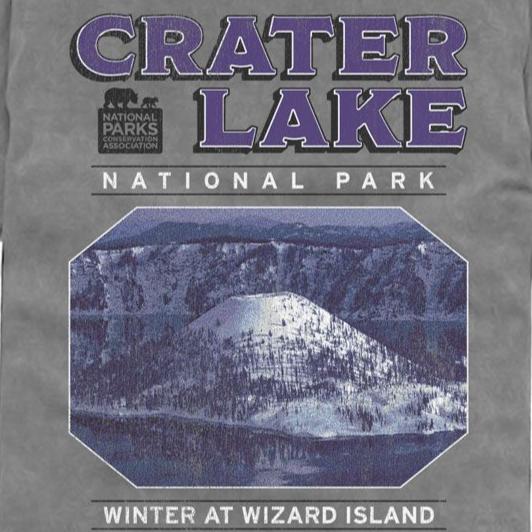 National Parks Crater Lake Tabletop Comfort Colors T-Shirt product image 2