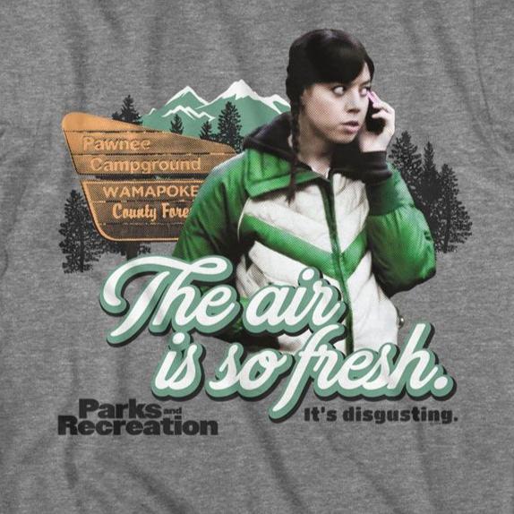 Parks And Recreation The Air Is So Fresh T-Shirt product image 2