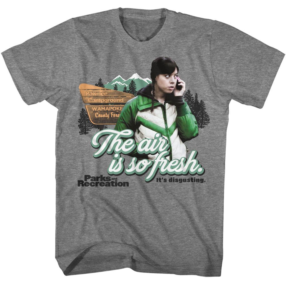 Parks And Recreation The Air Is So Fresh T-Shirt product image 1
