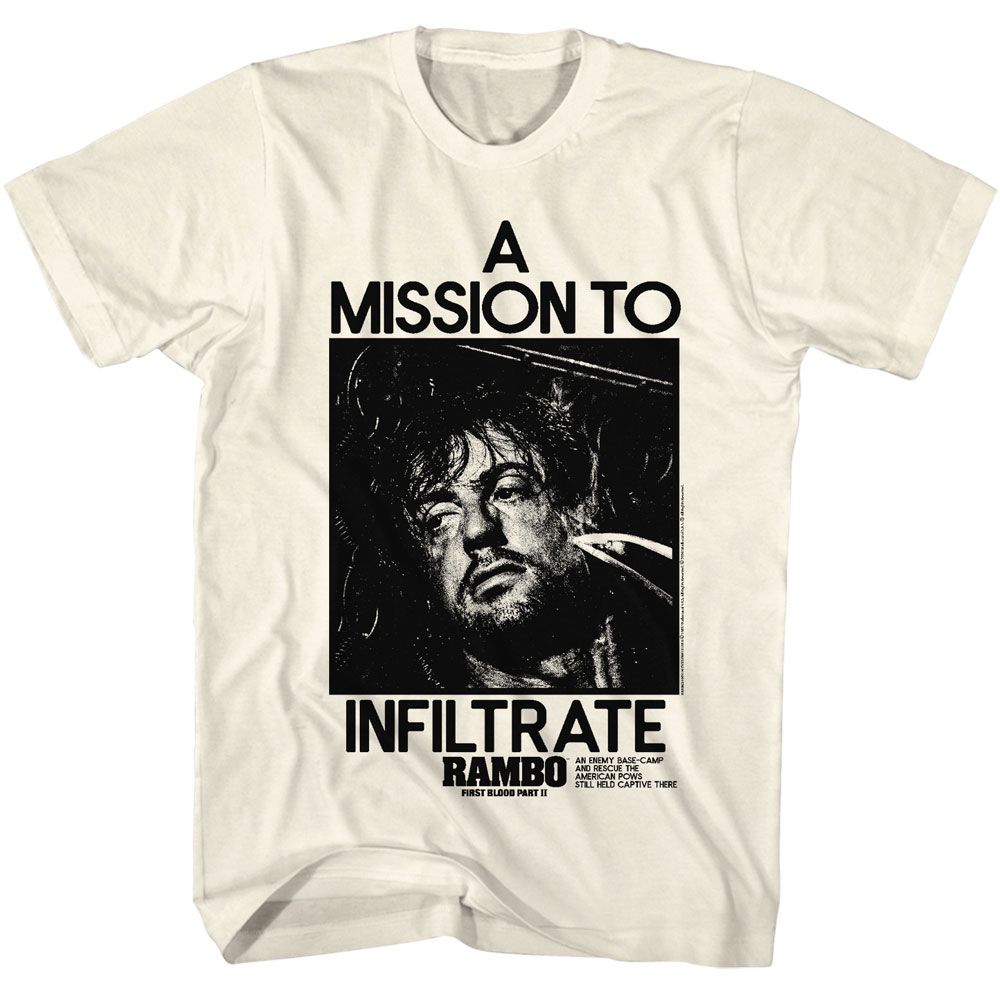 Rambo Mission To Infiltrate T-Shirt product image 1