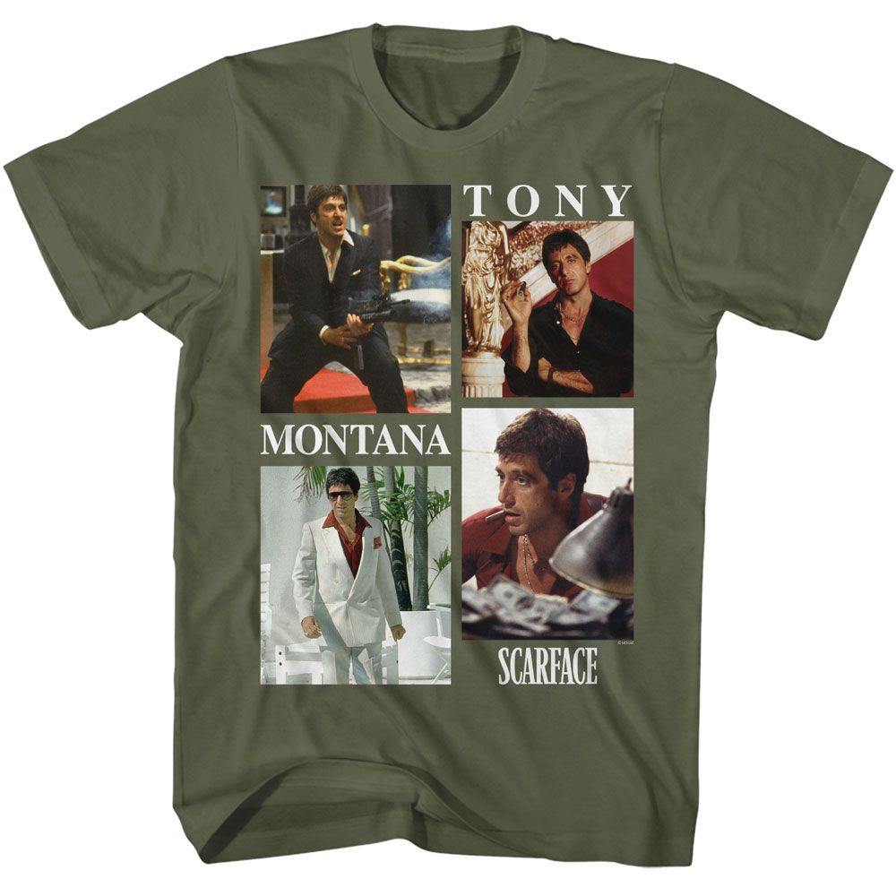 Scarface Montana Collage T-Shirt product image 1